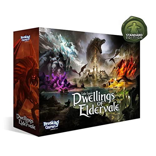Image of Dwellings of Eldervale Board Game - Standard Edition | Strategy, Adventure, and Fantasy for 1-5 Players | Ages 14+