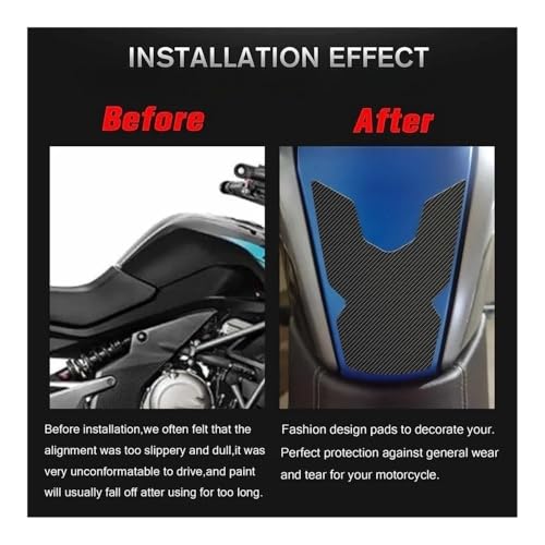 Coussinets réservoir CF 650 Mt de haute qualité avec grip latéral anti-rayures