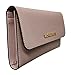 Michael Kors Jet Set Travel Large Trifold Leather Wallet, Blossom, Size Large
