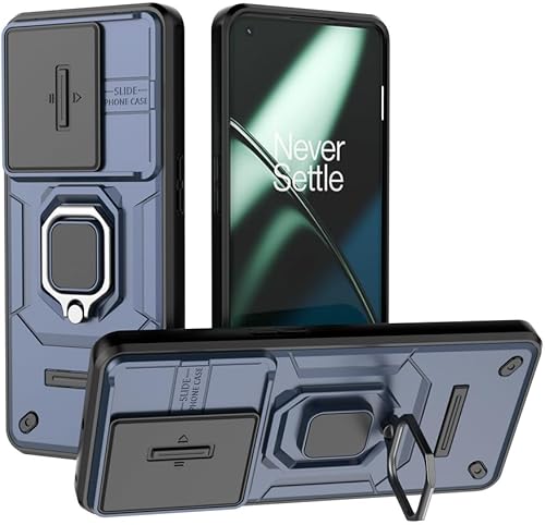Vista 109 de Compatible con carcasa de soporte Honor 90 5G, con cubierta deslizante para lente de cámara compatible con funda Honor 90 5G REA-AN00 REA-NX9