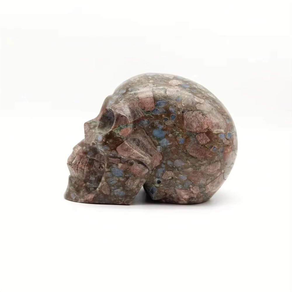 Crystal Skulls Que Sera Stone Llanite Hand Carved Gemstone Collectible Fine Art Sculpture Home Decor Halloween
