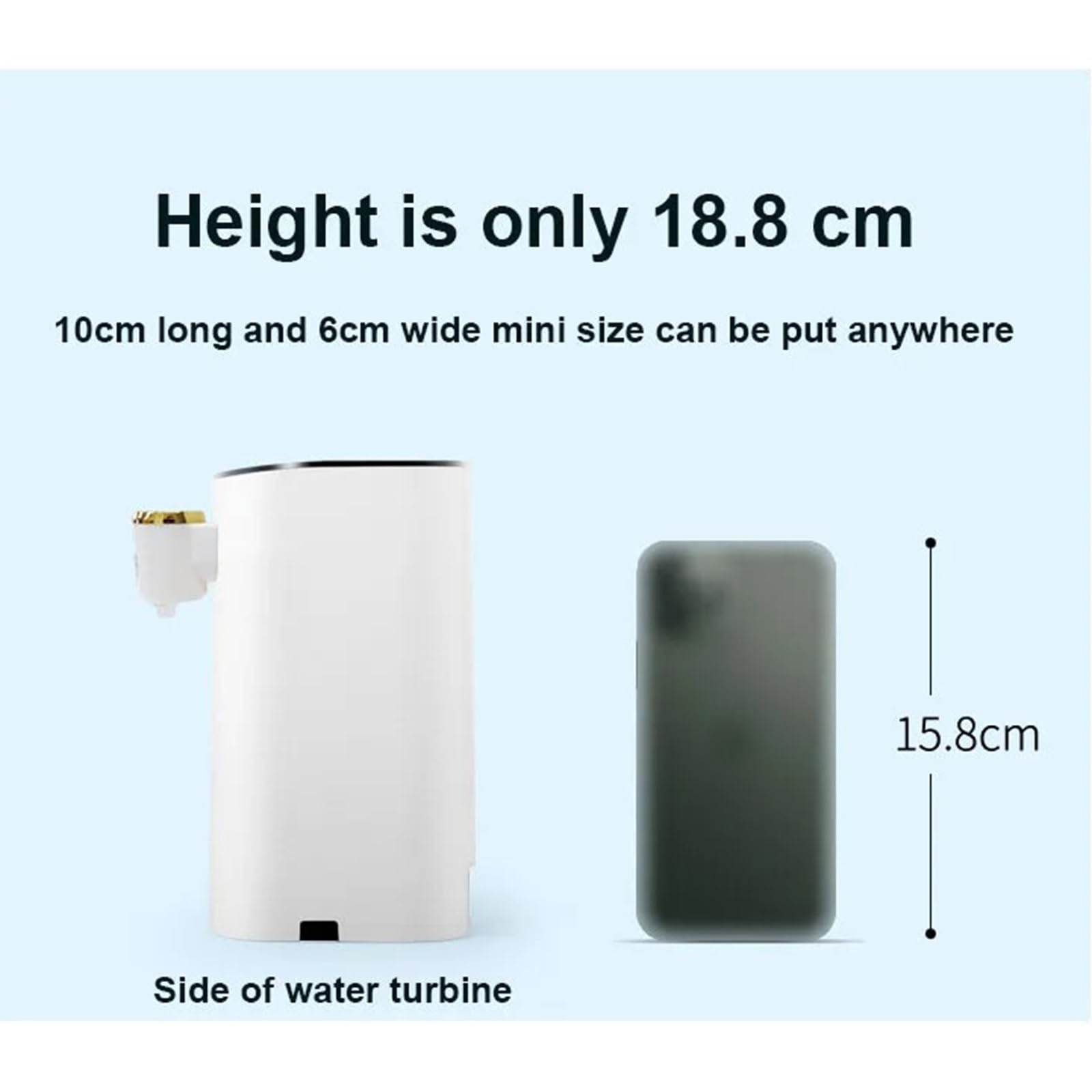 Dispenser di Acqua Distributore istantaneo di riscaldamento dell'acqua calda, portatile, da viaggio, riscaldatore da tavolo, pompa, bottiglia for bere, caldaia, bollitore elettrico Erogatore di Acqua