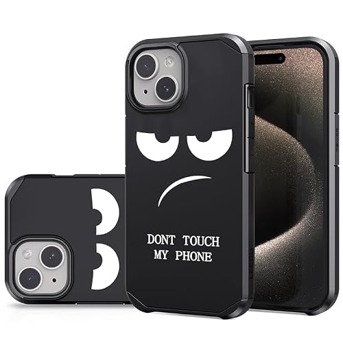 LEEGU iPhone 15 Don’t Touch My Phone Case