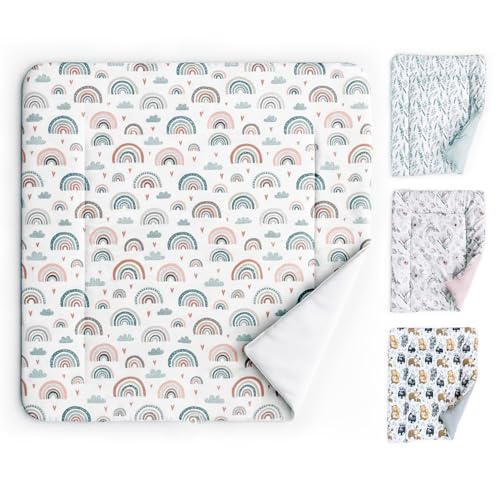 Wickelauflage 75x75 cm Baby Wickelunterlage Wickeltischauflage...