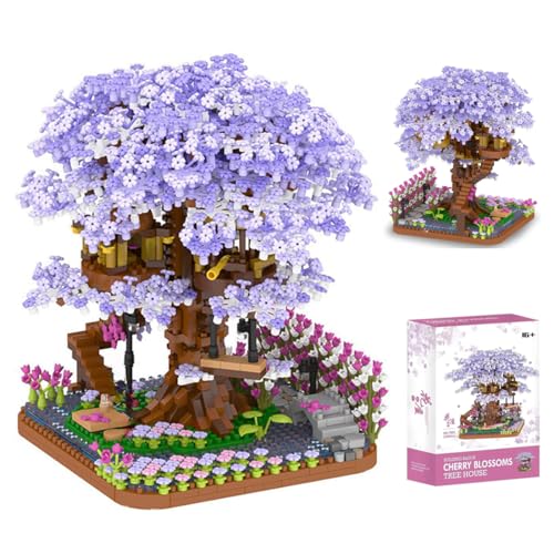Sakura Baum Bausteine Bausatz, 2200+ Klemmbausteine Modular Japanische...