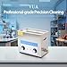 6L Ultrasonic Cleaner with Timer & Heater, Professional Ultrasonic Parts Cleaner, Knob Control Ultrasonic Cleaning Machine for Glasses Watch Jewelry Denture Dental Irrigator Parts Tools Circuit Board