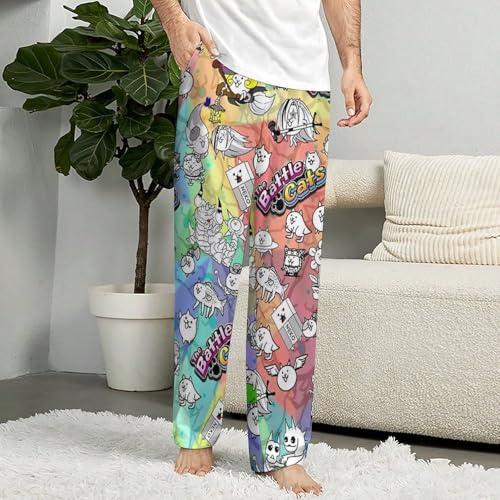 Battle-Cats Men's And Women's Cute, Stylish, And Comfortable Home Pajama Pants4