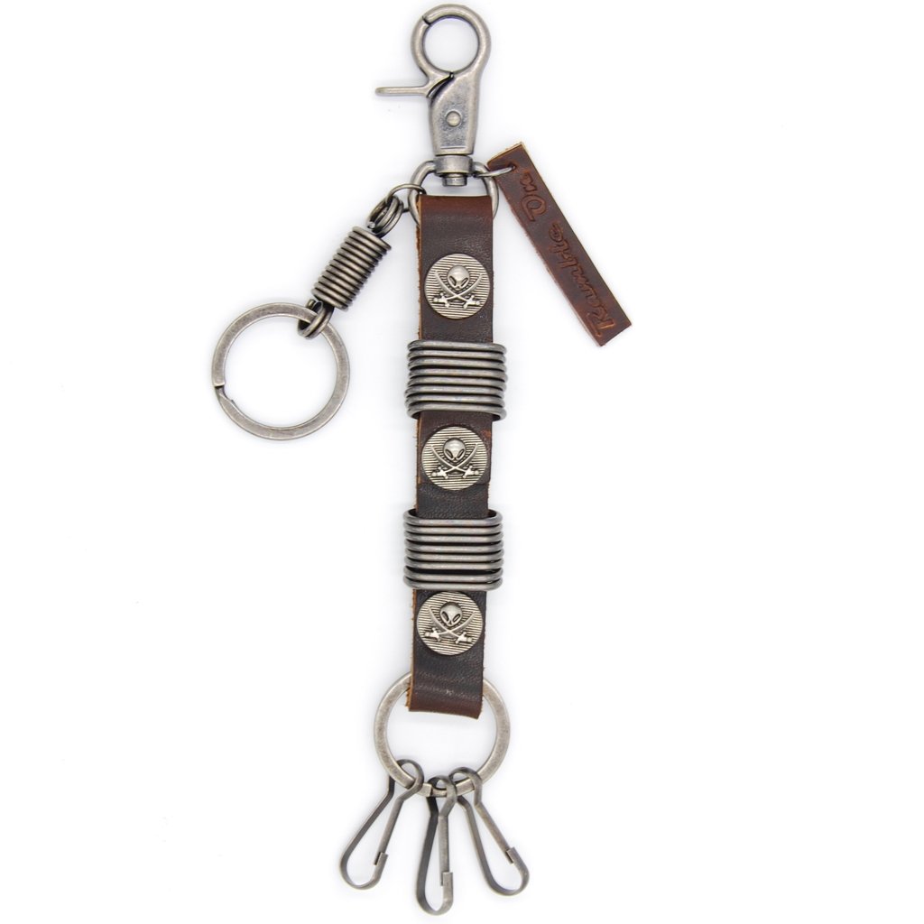 Ramble On Genuine Leather Key chain - Unique Style for Bikers, Cowboys, Punks