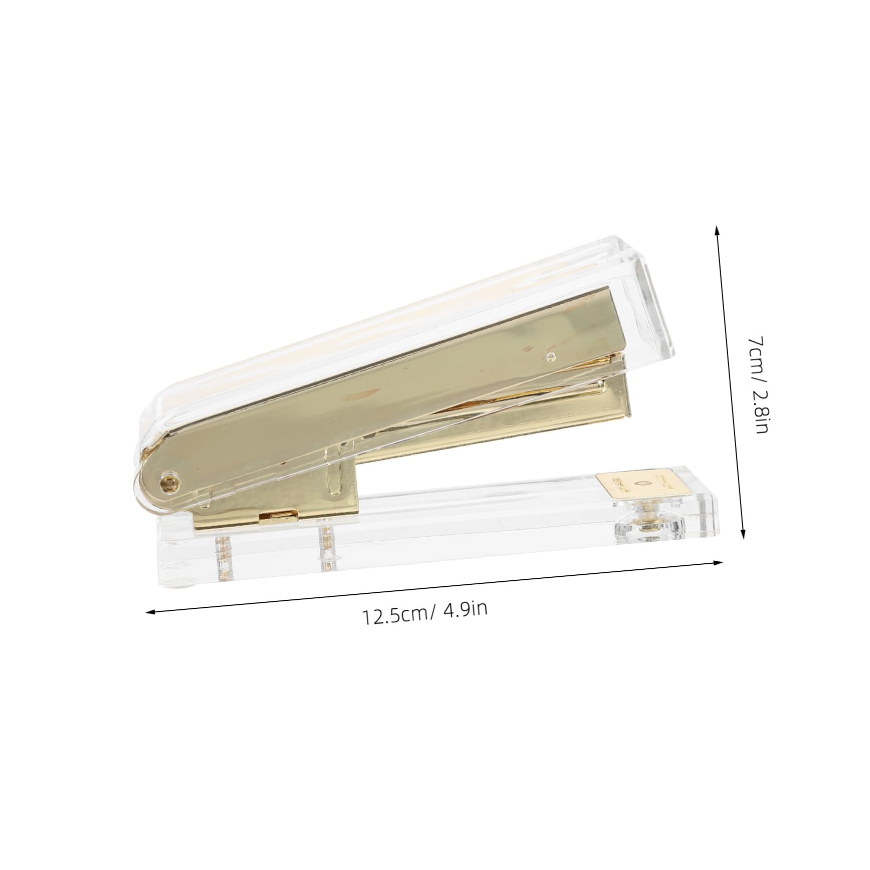 ARTIBETTER 3 Stücke Hefter Heftklammern Büro Schreibtisch Wesentliche Schreibtisch Liefert Klassenzimmer Liefert Acryl Goldene