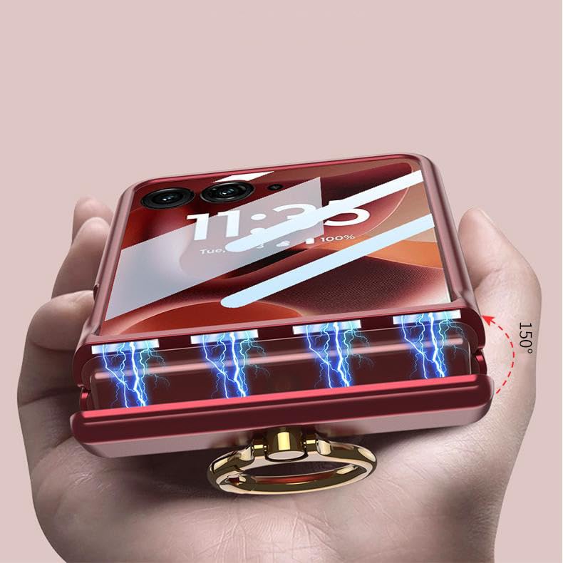 Amazon.co.jp: 適用Motorola Razr 60 Ultra用の磁気折りたたみケース