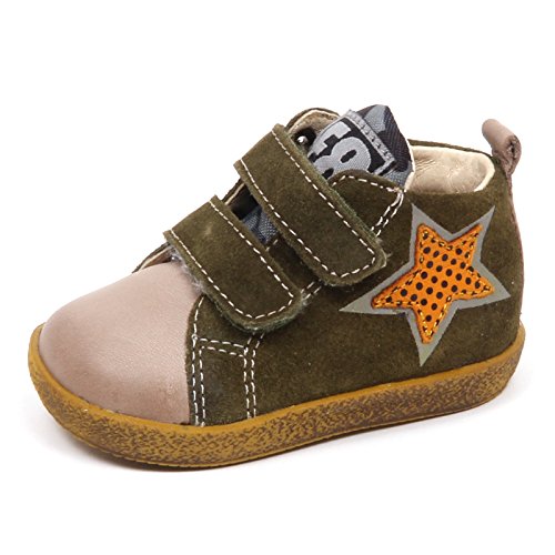 Chaussure premiers pas Falcotto E3342 verte avec semelle souple