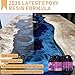Puduo Epoxy Resin Kit 72OZ，Newly Formulated Crystal Clear Epoxy Resin，Strong, Bubble-Free, Anti-Yellowing Art Resin That，Suitable for Casting, DIY, Molds, Jewelry, Easy to Mix 1:1 Ratio