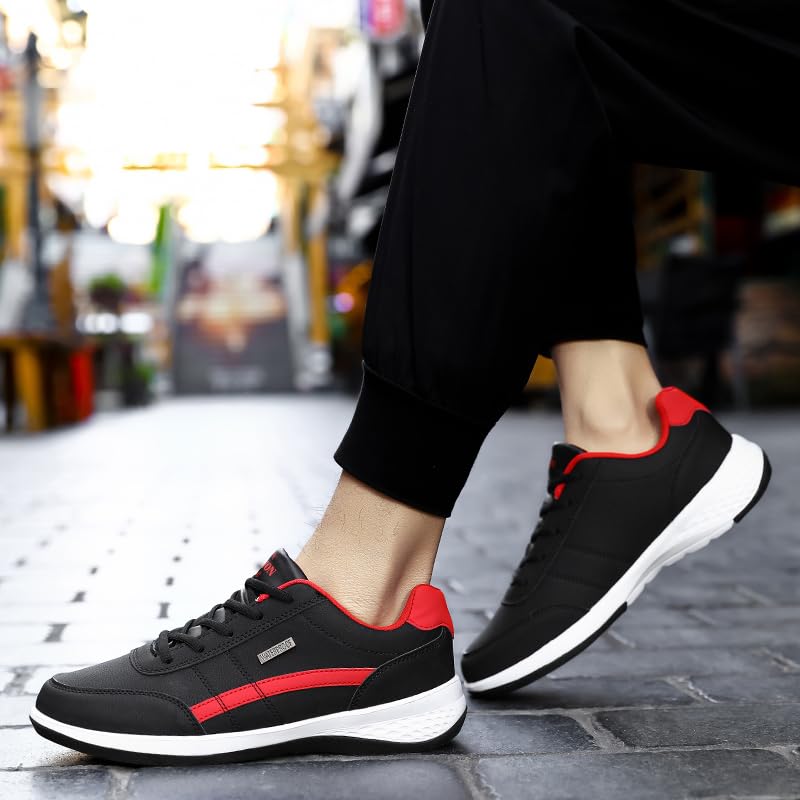 ZDLJYL Men's Orthopedic Lace-Up Sneakers Men's Fashion Sneakers Simple Casual Shoes for Men Anti-Slip Low Top Walking Shoes Tennis Comfortable3