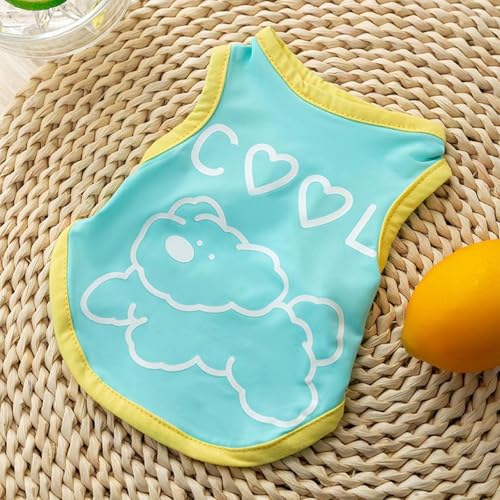 Roupas de verão para cães,Roupas de verão para cães - Colete refrigerando para cães, camisas macias
