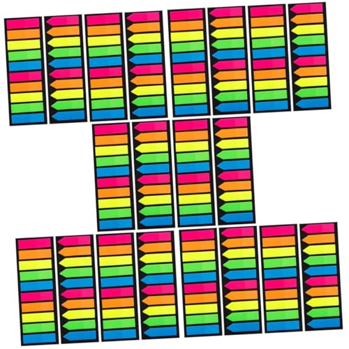 Marqueurs de page autocollants jojofuny pour notes onglets 4 pièces * 5