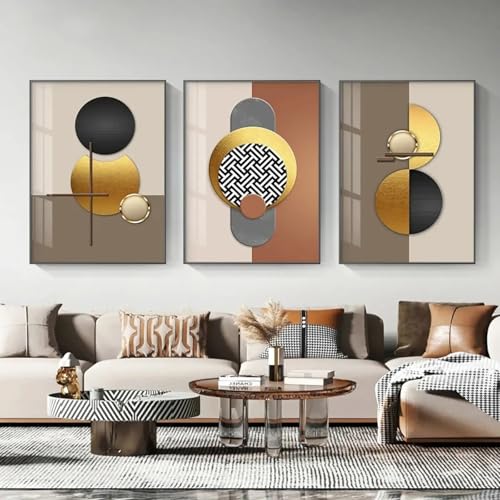 Affiche en feuille d'or TONGYINLI, impression sur toile premium de style scandinave 60x90cm