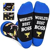 Zmart Boss Gifts For Men Bosses Day Gifts - Worlds Best Boss Retirement Socks