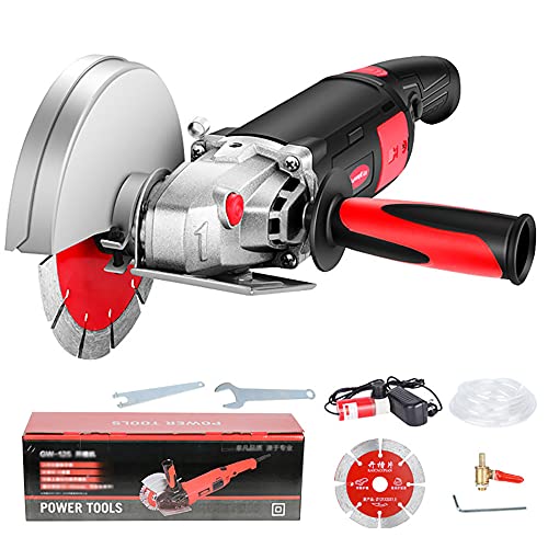 FlexiSpaceUS Electric Wall Chaser, 156mm Industrial Wall Groove Cutting Machine for Brick/Concrete/Metal Cutting, 1800w,11000rpm, Depth: 47mm