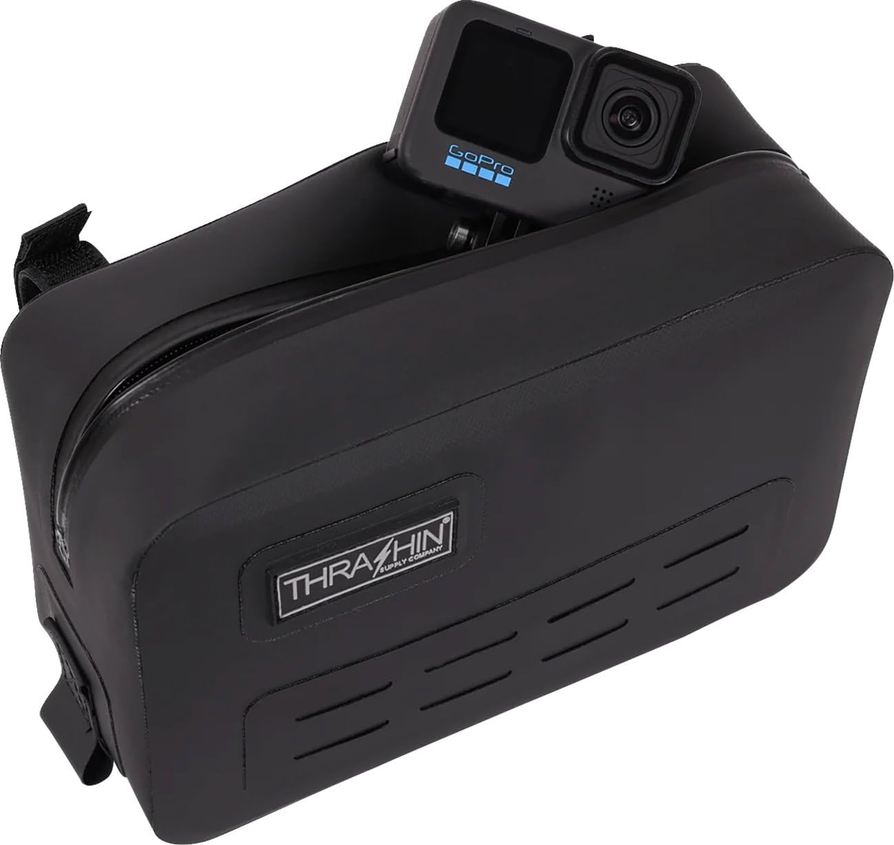 THRASHIN Supply Wasserdichte Lenkertasche, Schwarz