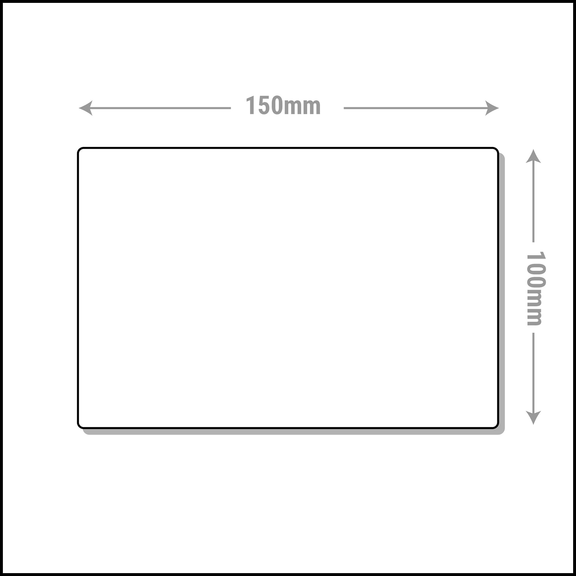 Adesivo Avvertenza Cassetta Postale – 'No Junk, Addressed Mail Only' – 150x100 Mm – Rosso E Nero – Vinile Autoadesivo - 2