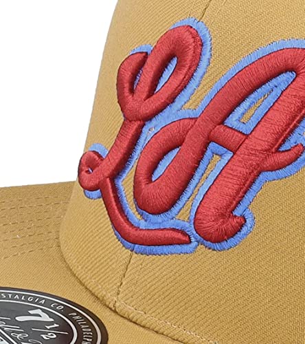 Mitchell & Ness Gorra Fitted Los Angeles Lakers Marrón miniatura 4