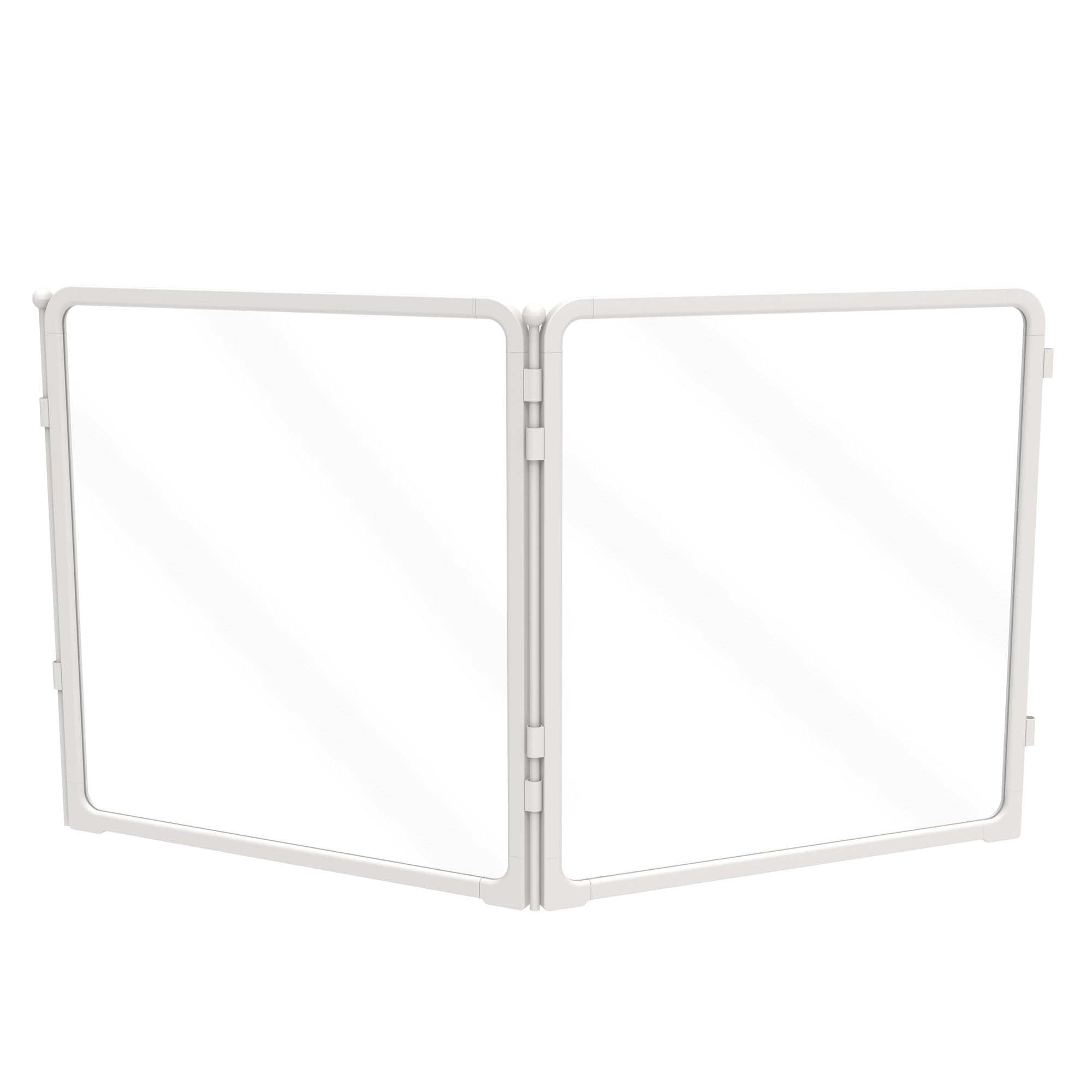 FXW AuraSpace Pro Clear Acrylic Indoor Dog Playpen, 24" H, 2 Panels