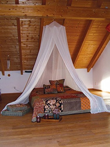 Brettschneider Moskitonetz Cotton Classic Baumwolle Naturfaser Rund Größe Bell Cover