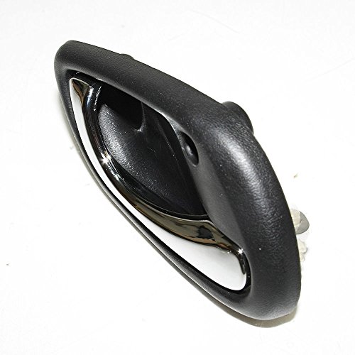 Maniglia per porta interna destra cromata nera