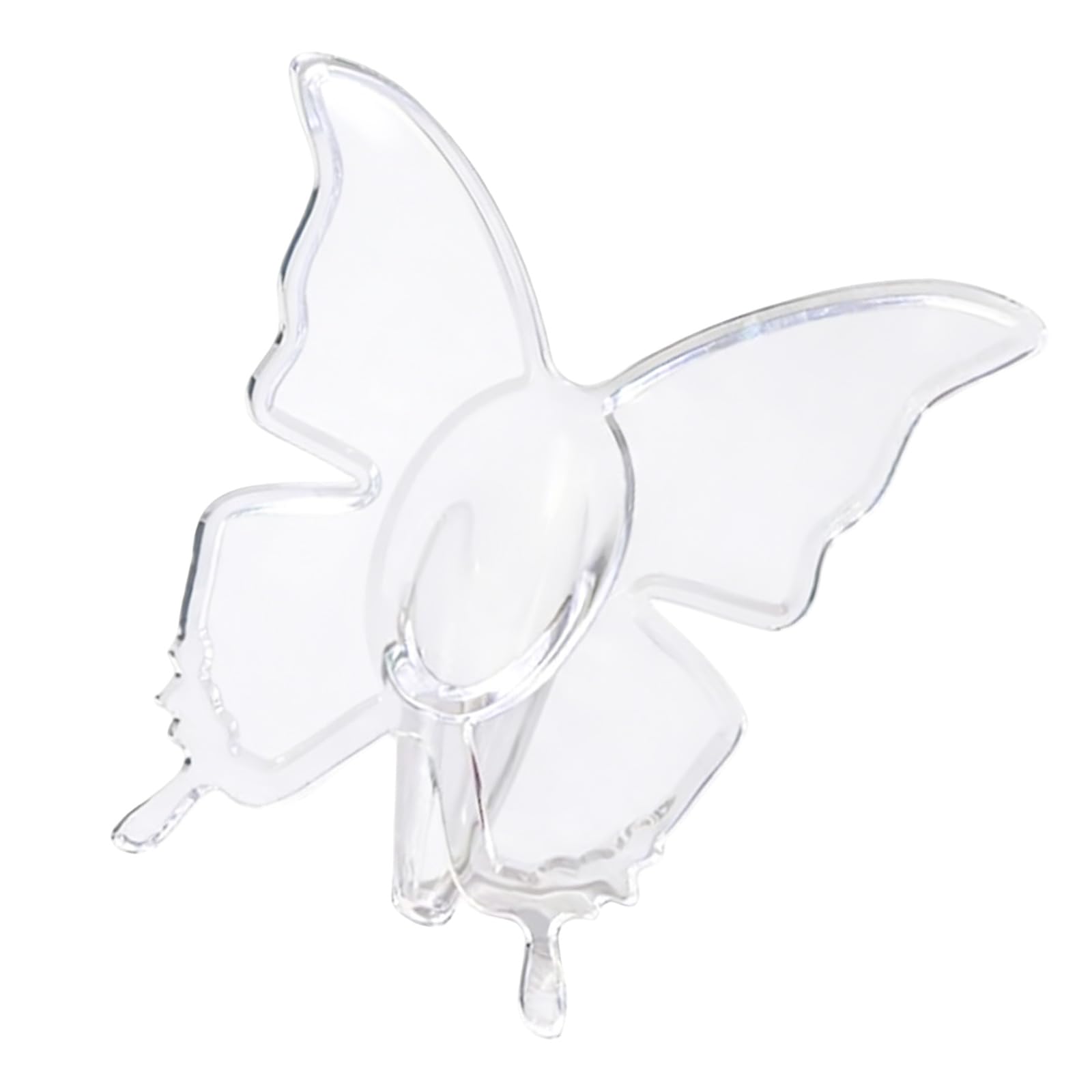 Artistic Butterfly Shape Vases Clear Acrylic Creative Art Desktop Centerpieces Tabletop Decoration for Home Acrylic Butterfly Vases Distinctive Decoration Flower Arrangement Container