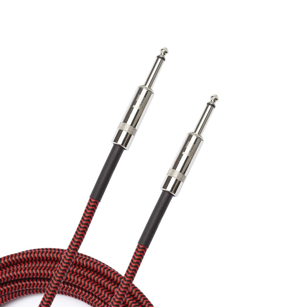 Guitar Cable - Guitar Lead - Instrument Cable - Guitar Accessories - Braided Cable - 15 F…