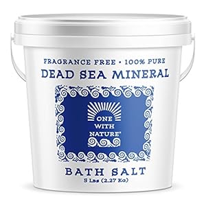 100% Pure Dead Sea Mineral Bath Salt 5Lb Frag Free