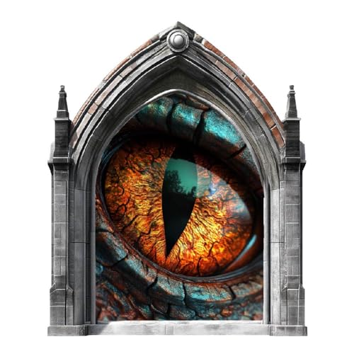 Vinilo Decorativo 3D Ojos de Dragón adhesivo para pared miniatura 3