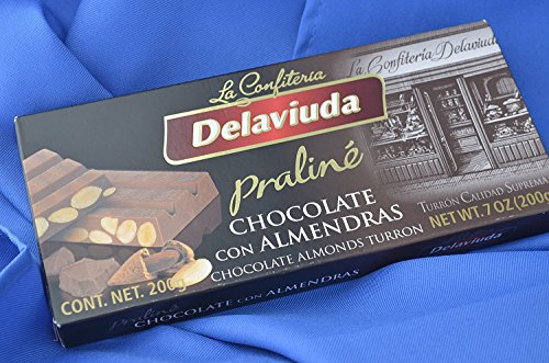Delaviuda Chocolate Almond Turron 7oz (200 G)