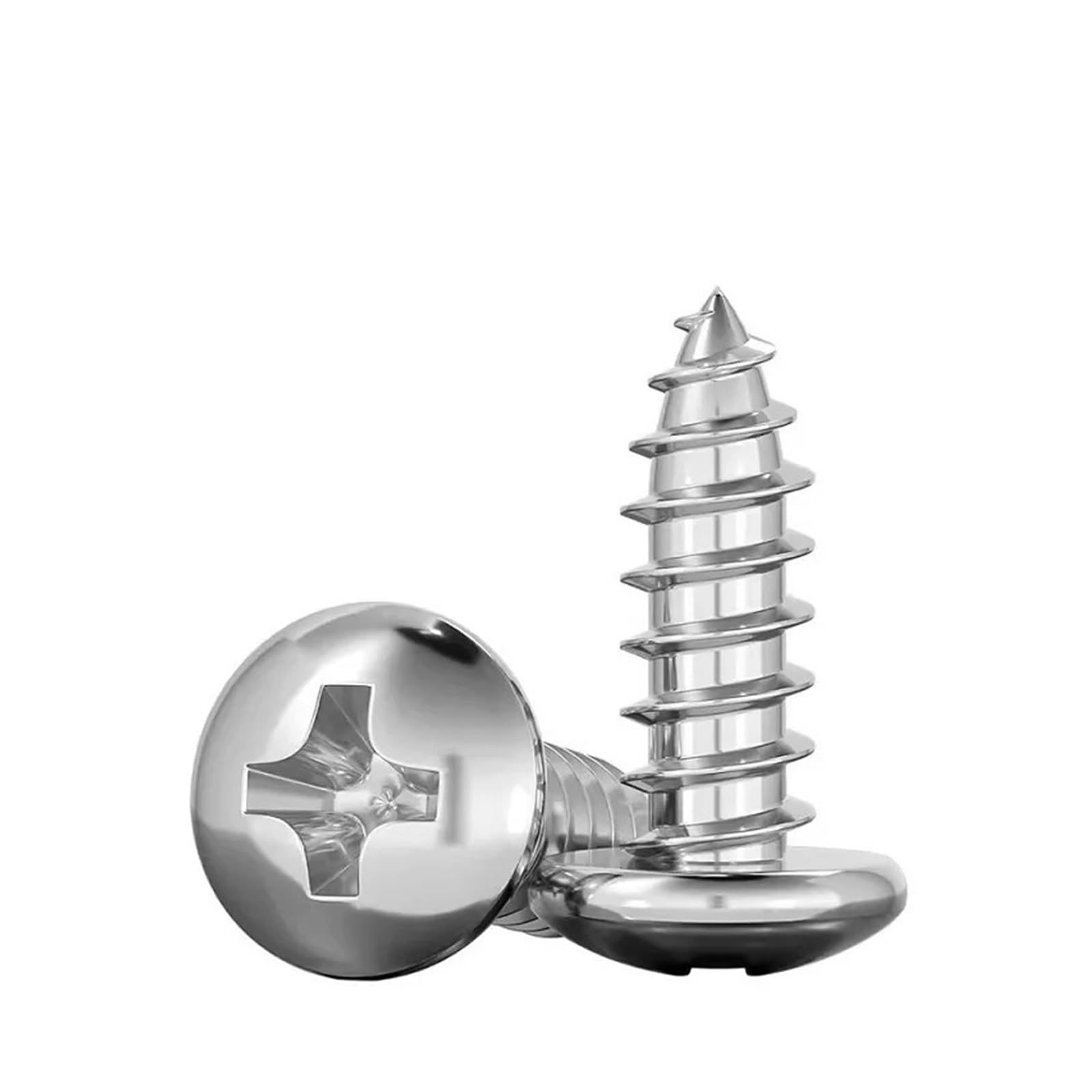 Tornillos Tornillos autorroscantes Tornillo de Ace Tornillos autorroscantes de Cabeza Plana con Ranura en M3, 5, 6, 14, 40, 45 y 50 mm, Extensibles, de Acero Inoxidable 304(M3X45mm 20pcs)