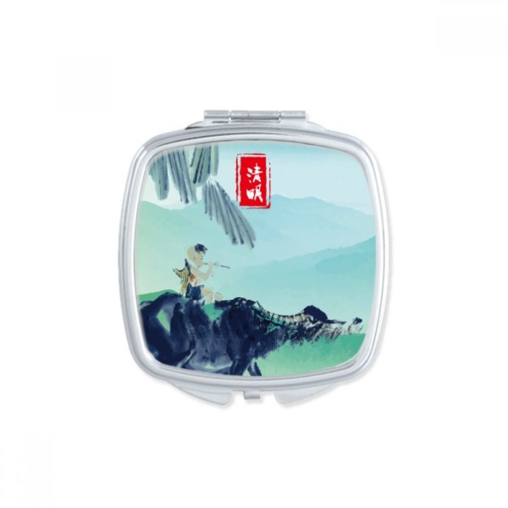 Miroir de poche mignon fait main, le cadeau multicolore idéal pour elle
