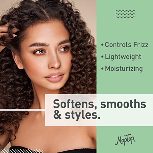 Moptop Curly Hair Custard Gel For Fine, Thick, Wavy, Curly & Kinky-Coily Natural Hair, Anti Frizz Curl Moisturizer, Definer & Lightweight Curl Activator W/Aloe, Great For Dry Hair, 16 Oz. #TOP1