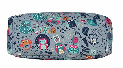 Image of Lily Bloom Pattern Handbag for Women, Large Capacity Tote Bag Satchel Shoulder Bag