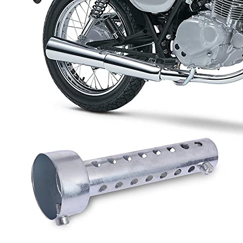 Silenciador Universal para Moto Insertos para Muffler Eliminador de Ruido Compatible con Tubos de Escape de 35mm 42mm y 45mm Baffle DB Killer Plateado para Motocicletas