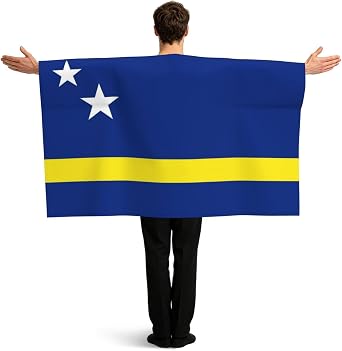 Flag Cape with Sleeves Wearable Outfits Cloak Costume Accessories for Party Favors Celebrations