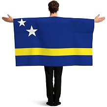 Flag Cape with Sleeves Wearable Outfits Cloak Costume Accessories for Party Favors Celebrations