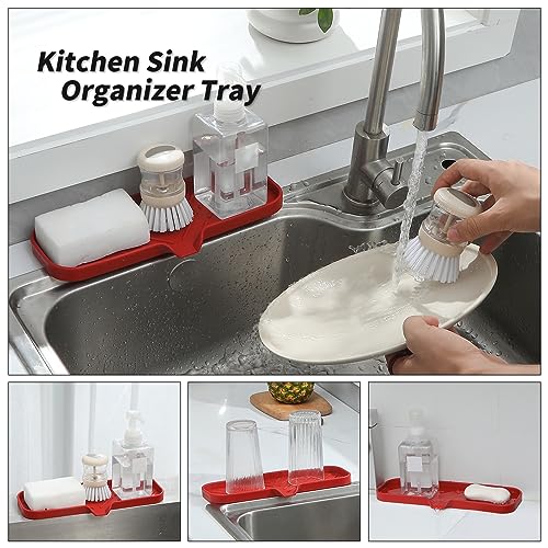 image for MicoYang Silicone Bathroom Soap Dishes with Drain Spout-Bathroom and K