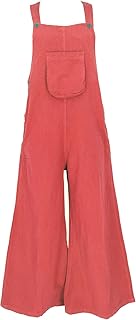 Peto con perneras anchas, estilo étnico, pantalones de campo, para mujer, de algodón