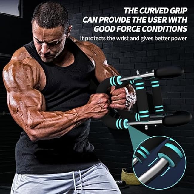 Twister Arm Trainer,Adjustable Chest Workout Equipment, Arm Shoulder Chest Trainer for Men,Chest arm Exerciser, Portable Chest Clip Muscle(U60-100lbs kit)