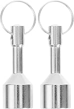 EXCEART Magnetic Key Pendant Set of 2 for Gold and Silver Test Magnet Jewellery Tester Compact Portable Lightweight for Testing Authenticity of Jewellery and Coins