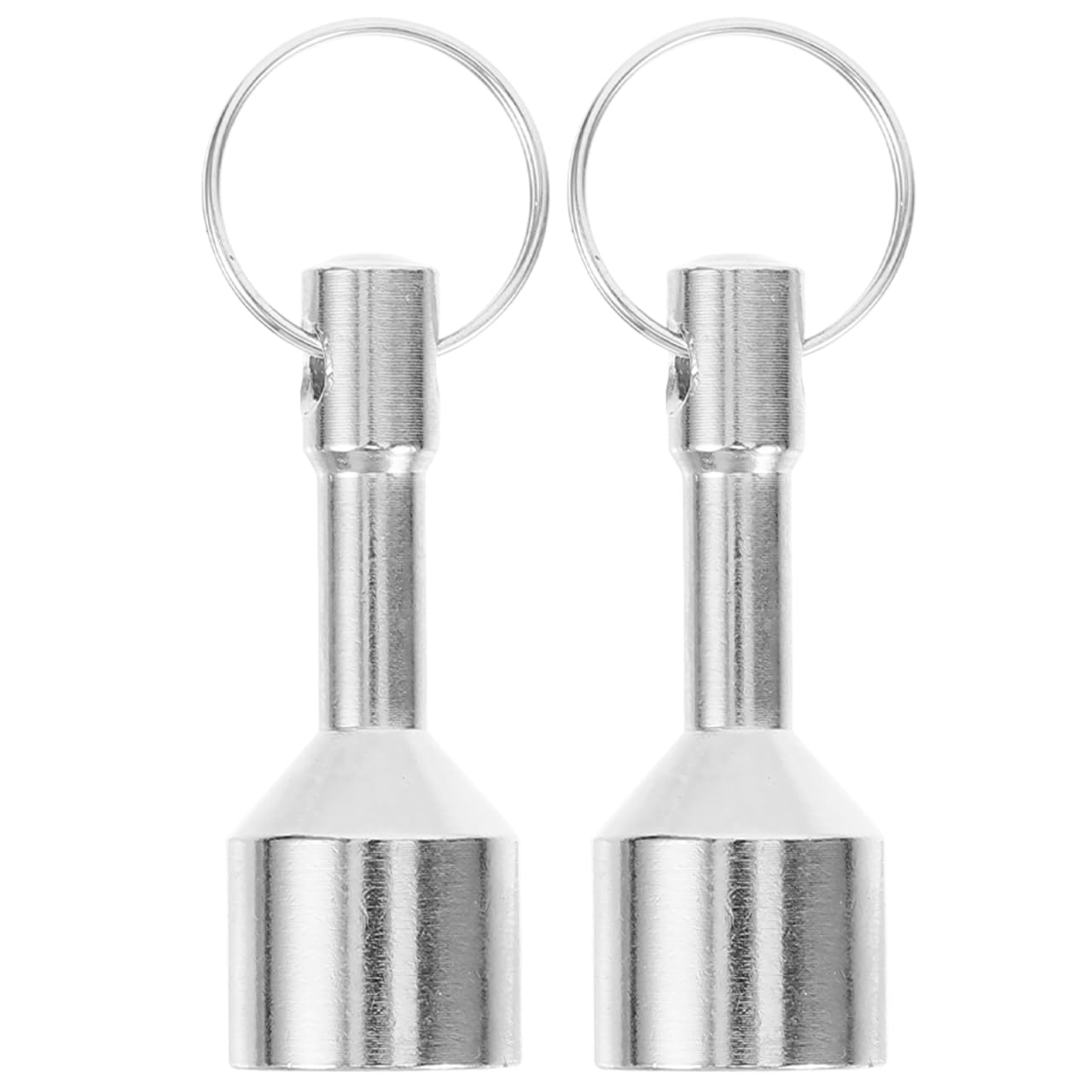 COHEALI 2Pcs Gold and Silver Tester Magnetic Pendant Keychain for Jewelry Testing Pocket Magnet Metal Detector Convenient Portable