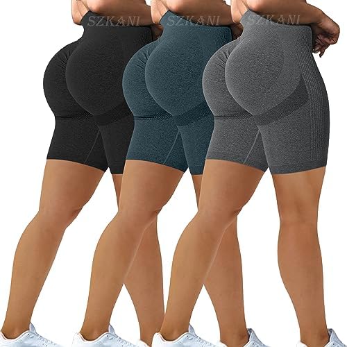gym equipment – Scrunch Butt Lifting Seamless Shorts for