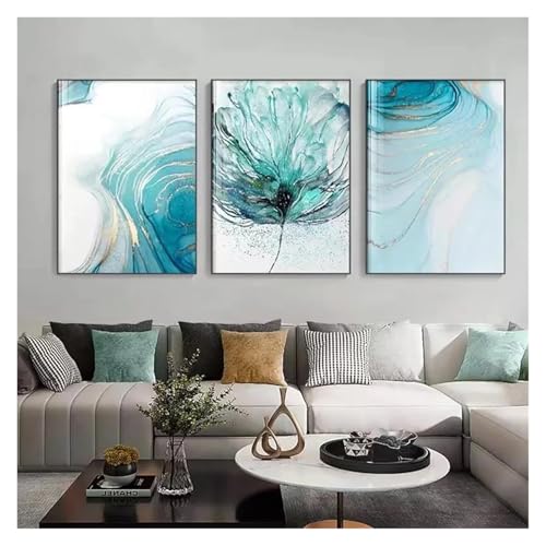 Impression sur toile dorée XENITE : décoration murale premium