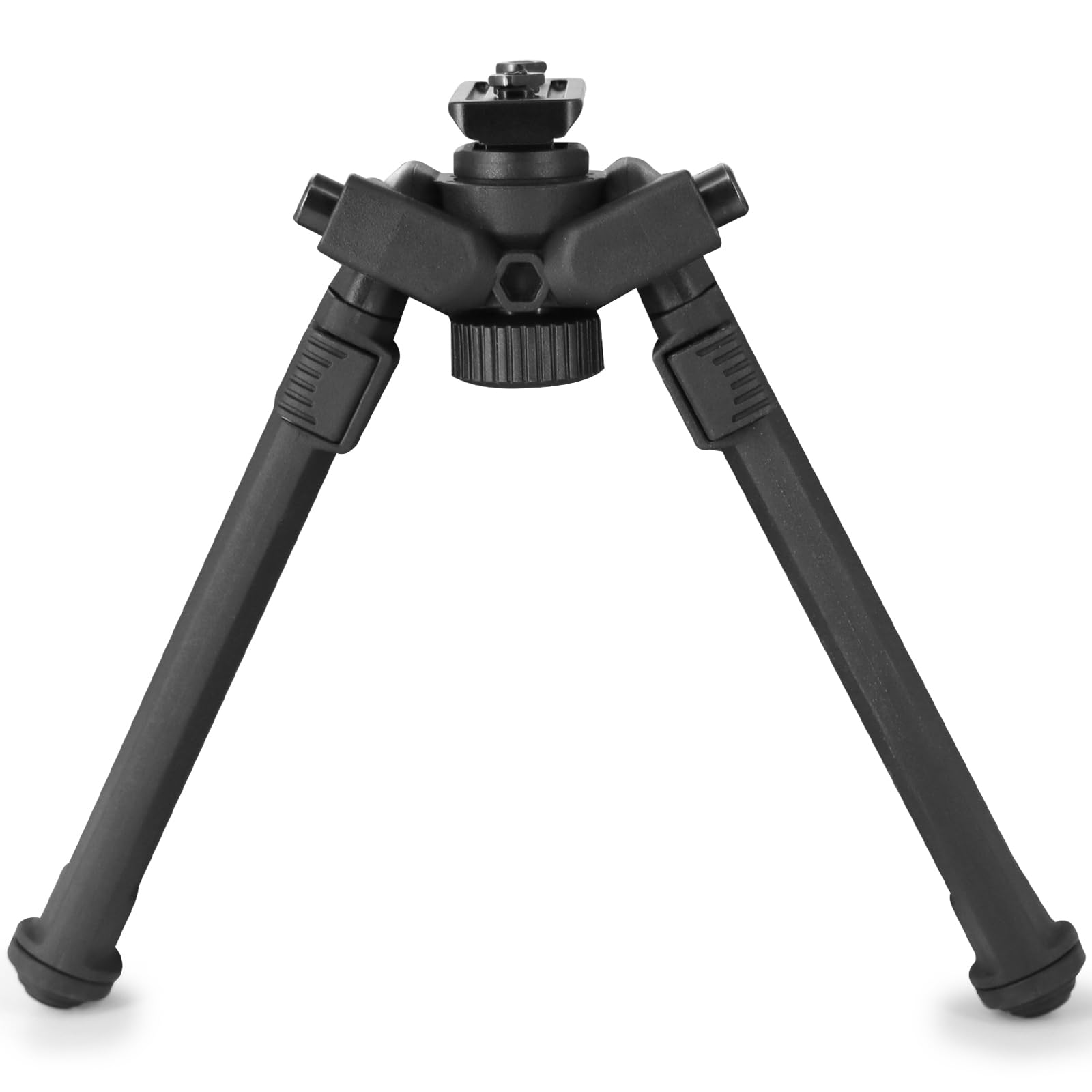 Tactical Durable Sturdy Portable Bipod Mlok Picatinny Quick Detach Head for Rifles with 6 Adjustable Heights for Shooting Hunting Accessories