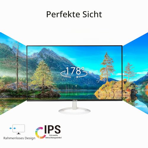 ASUS Eye Care VZ27EHF-W 27 Zoll Full HD IPS 100Hz Monitor, Weiß – Ansicht 2