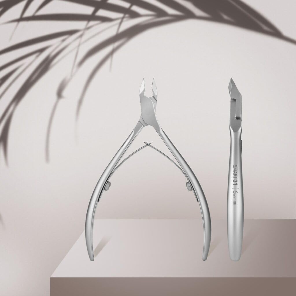 STALEKS PRO by Natury Nails® Professional Cuticle Pliers 5 mm Stainless Steel Manicure Tools (Smart 31-5 mm) - Image 4